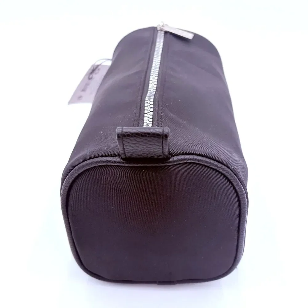 Jimmy Choo Parfums Black Cosmetic Bag Travel Pouch Zip Makeup Case New Tag